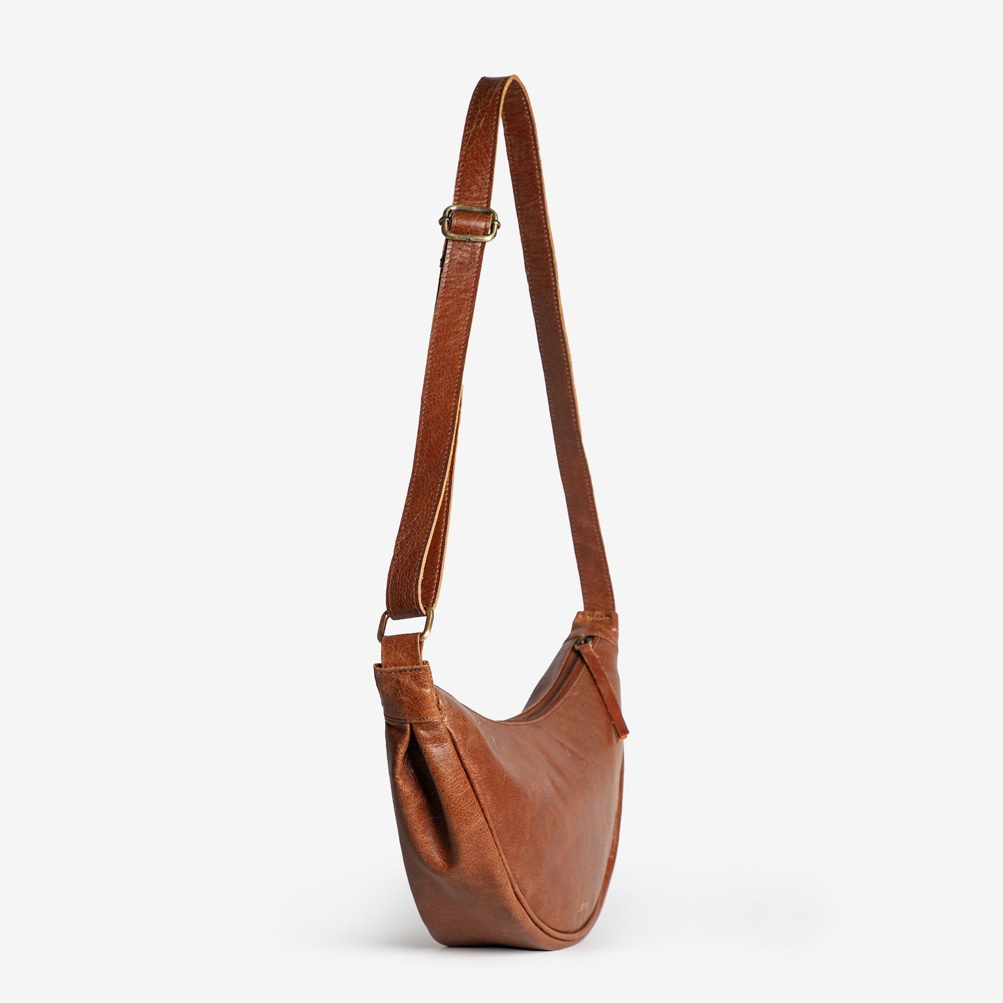 Leather Moon Sling - Vintage Brown