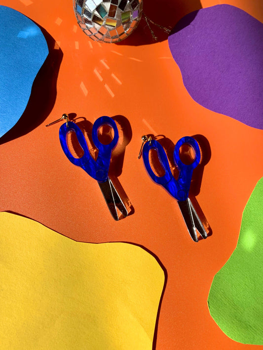 Scissors Acrylic Earrings