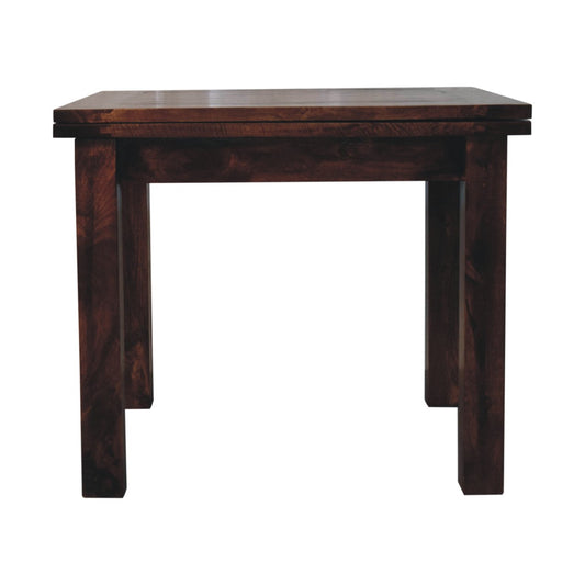 Solid Wood California Walnut Extendable Butterfly Dining Table
