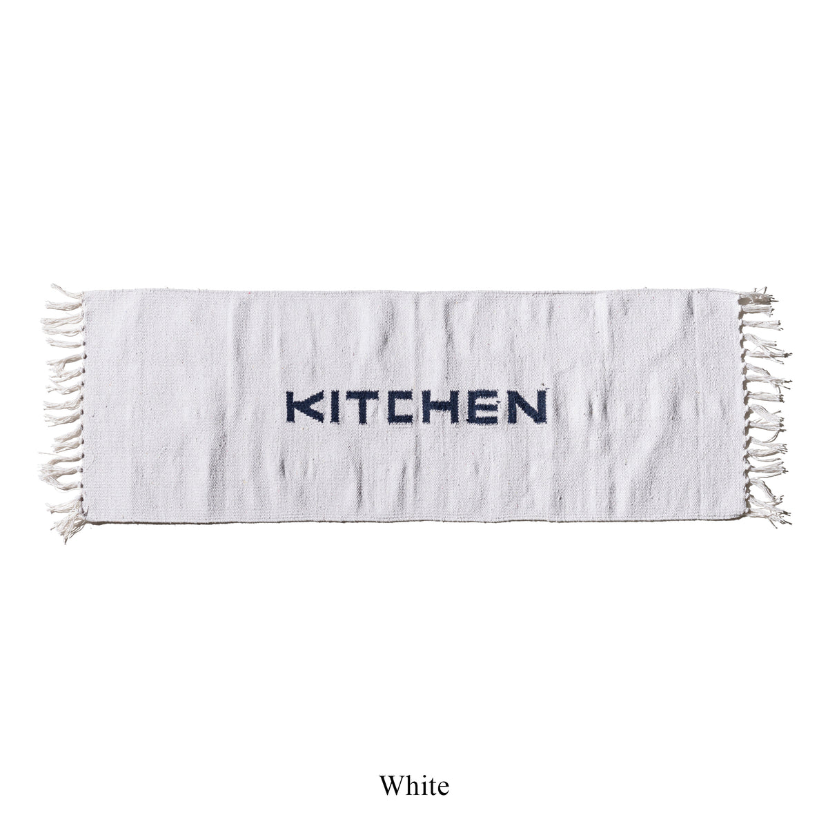 HANDLOOMED RECYCLE YARN KITCHEN MAT