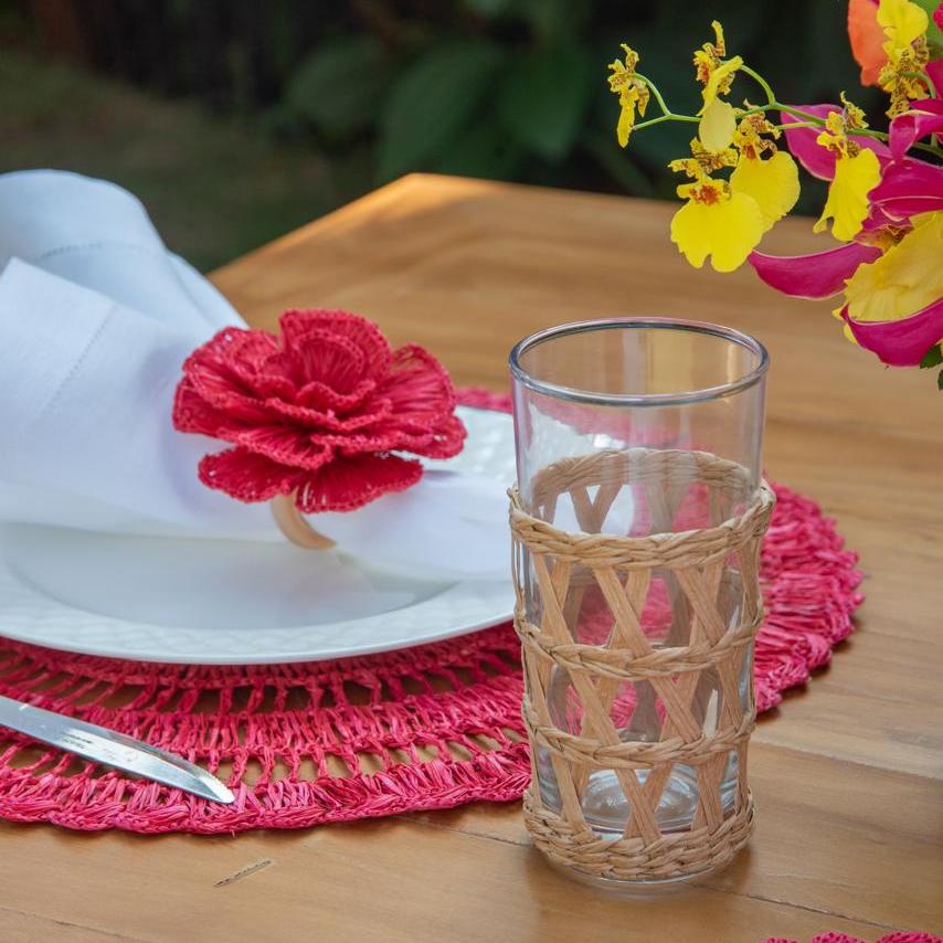 S/4 Buriti Flower Napkin Ring