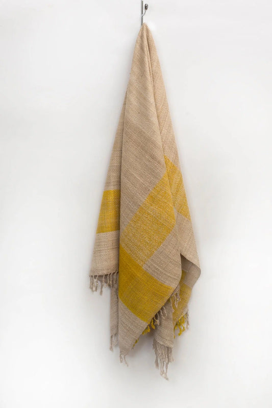 BORDER Handwoven Cruelty-free Silk Throw – Fair Trade – Artisan Made