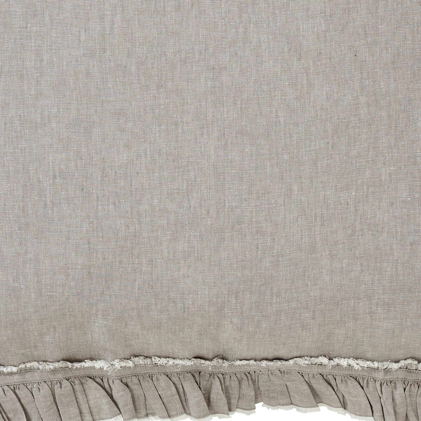 Ruffle European Linen Duvet Sham