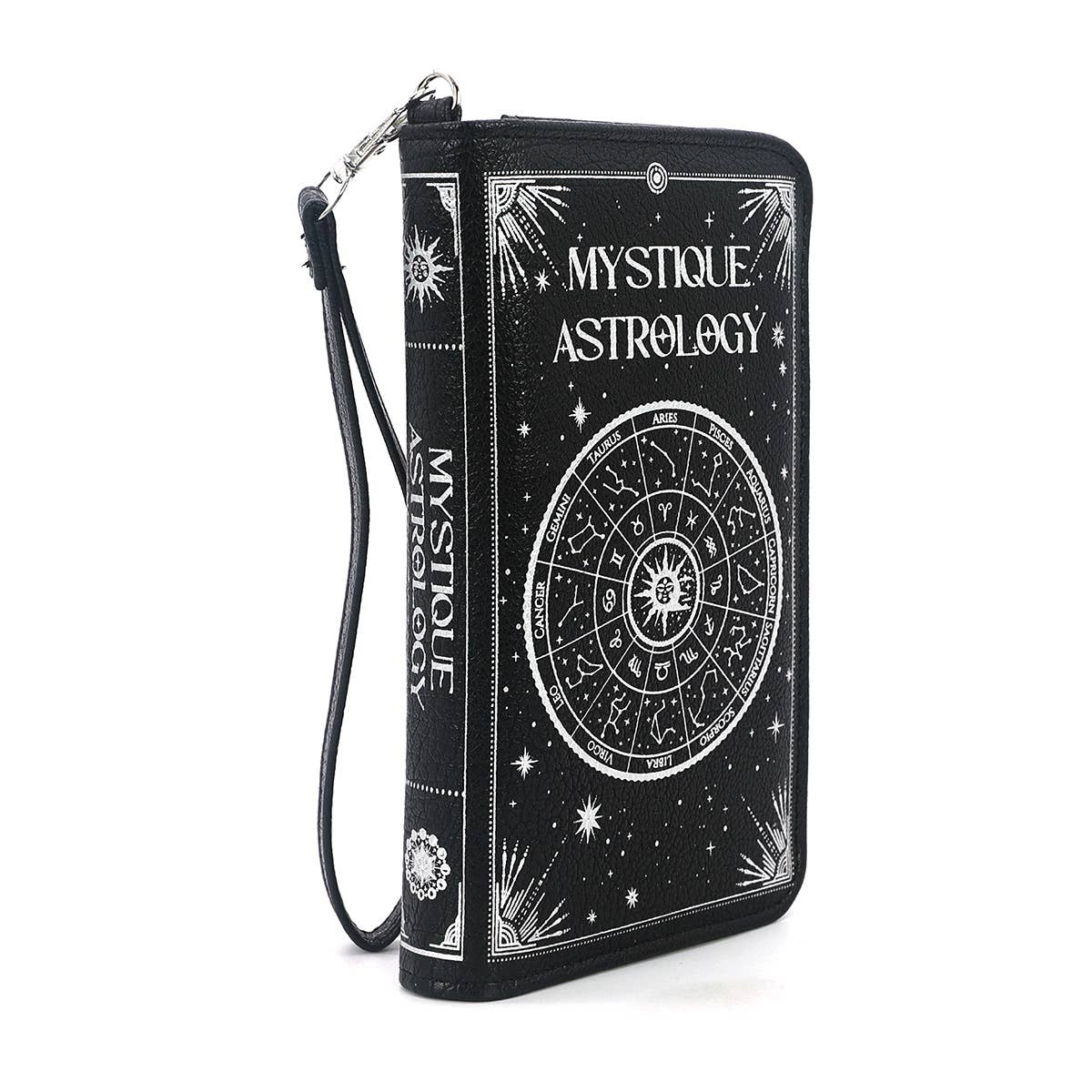 Mystique Astrology Wristlet Wallet in Vinyl