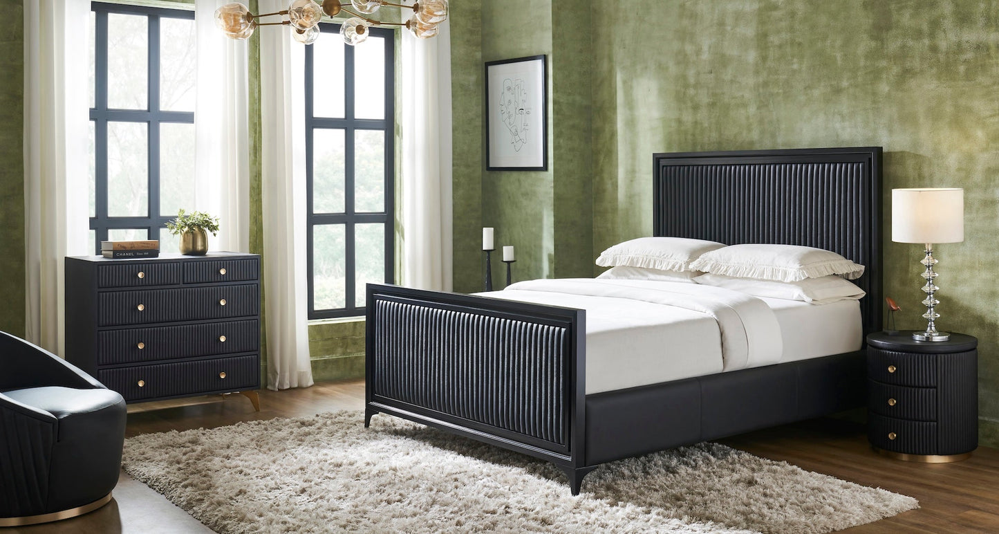 Stanford Leather Bed Stead