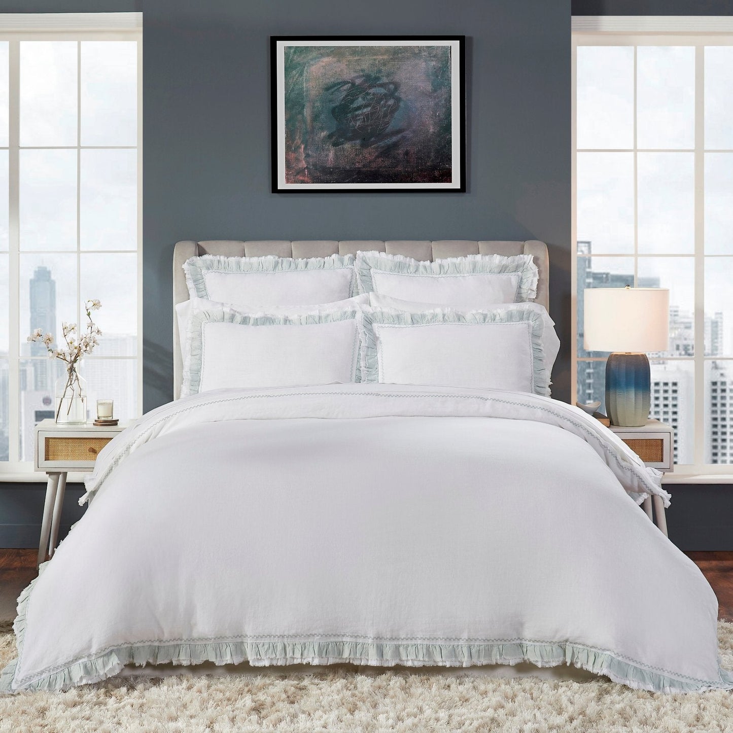 Solana European Ruffle Duvet Cover