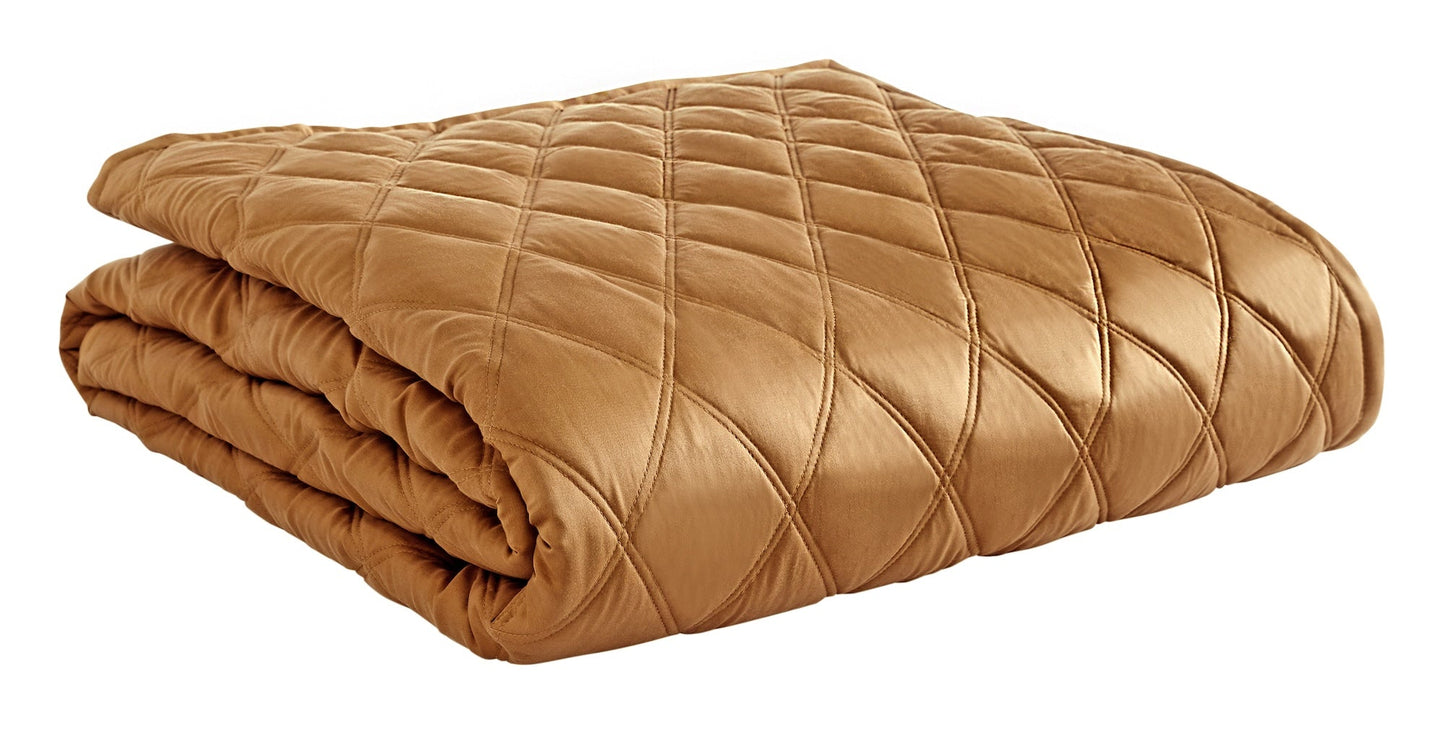 Avalon Lyocell Diamond Quilted Coverlet