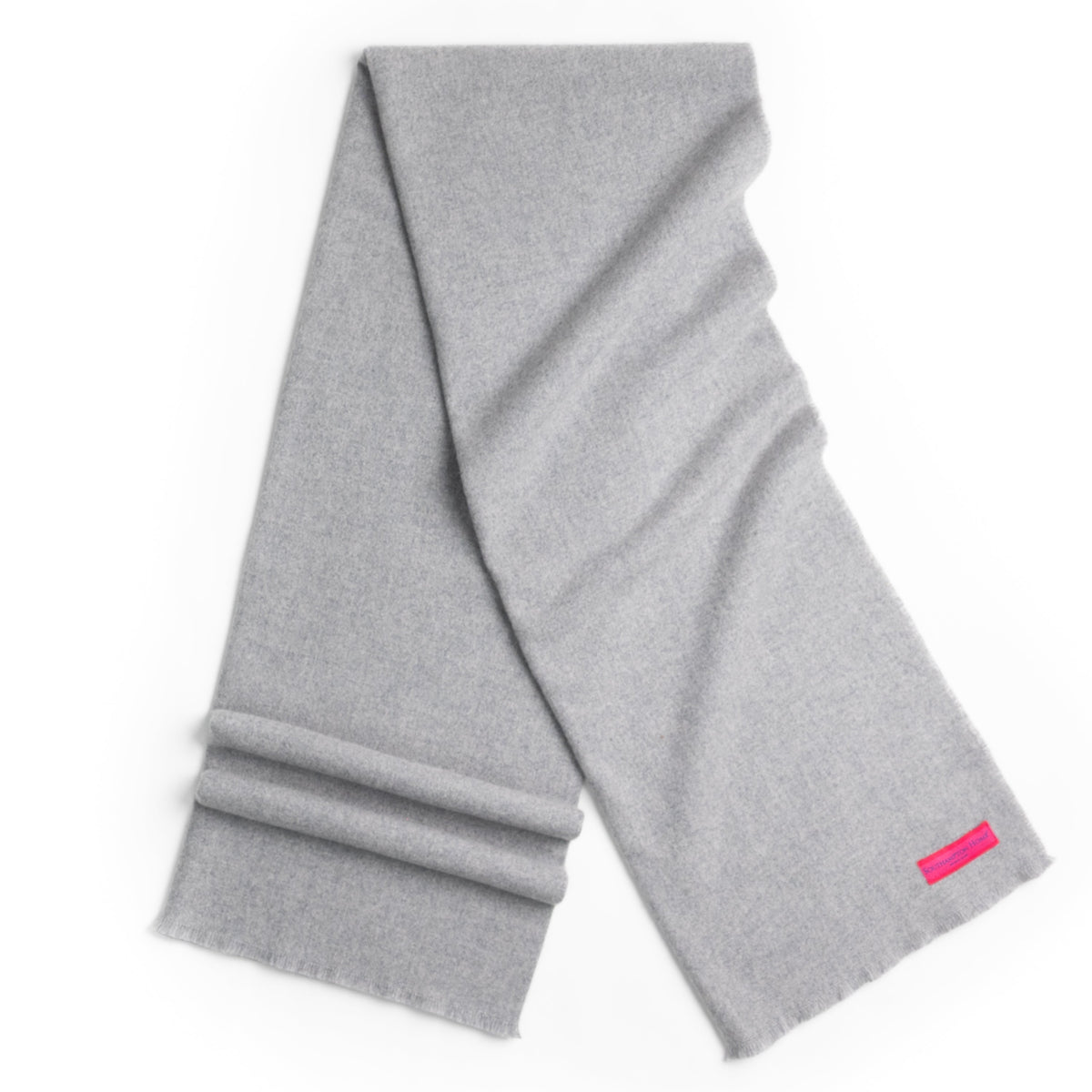 Luxury Cashmere Throw - Silver