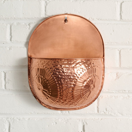 Dekhava Embossed Wall Planter