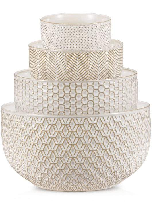 Nesting Bowls, 20/44/98/145 Oz, Set of 4