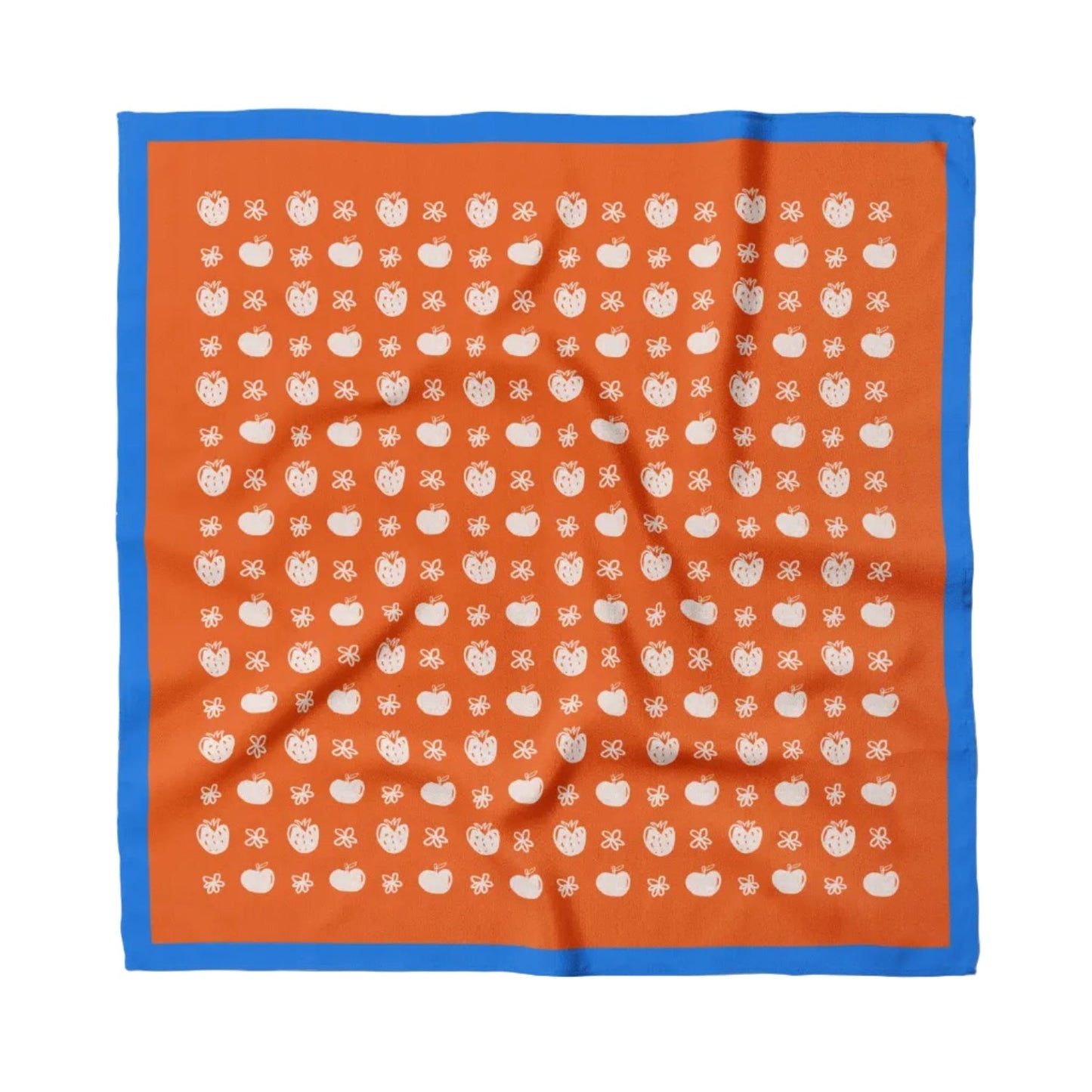Tiny Fruits Orange Cotton Bandana