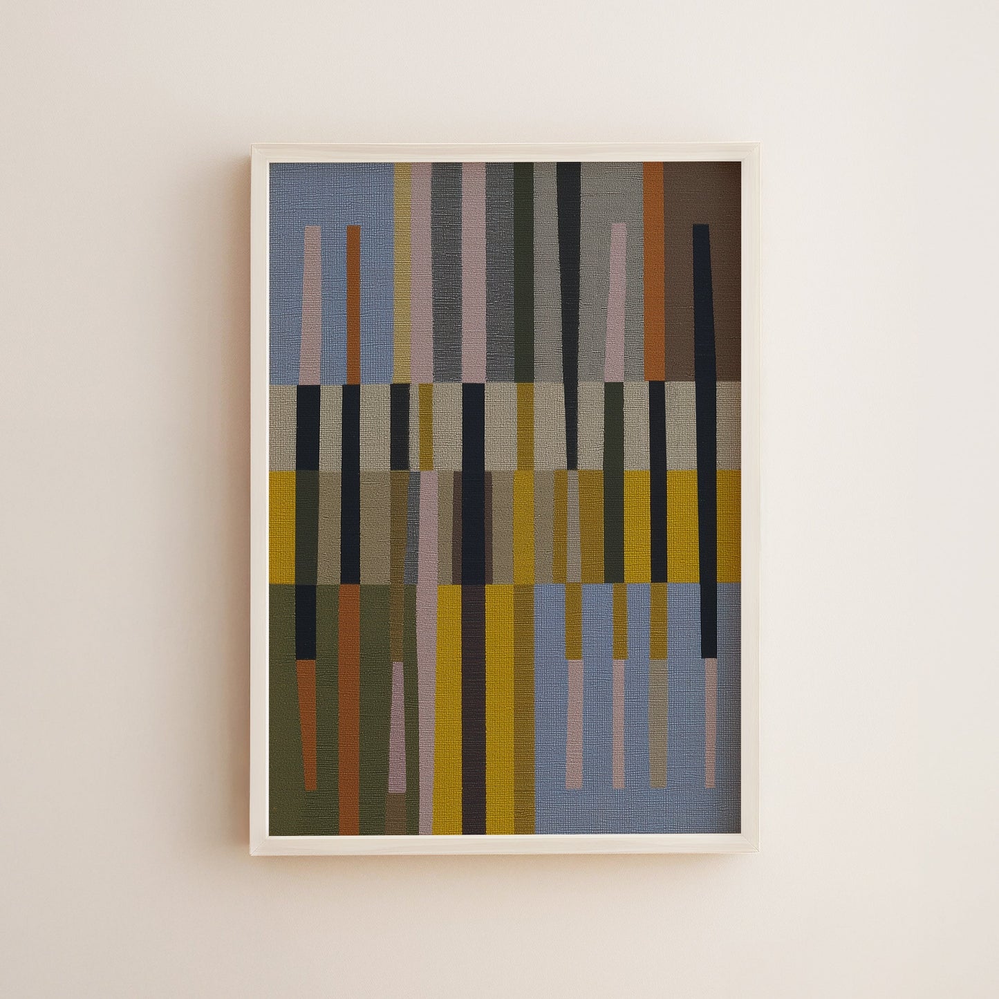 Woven Perspectives No. 09 — Geometric Abstract Art Print