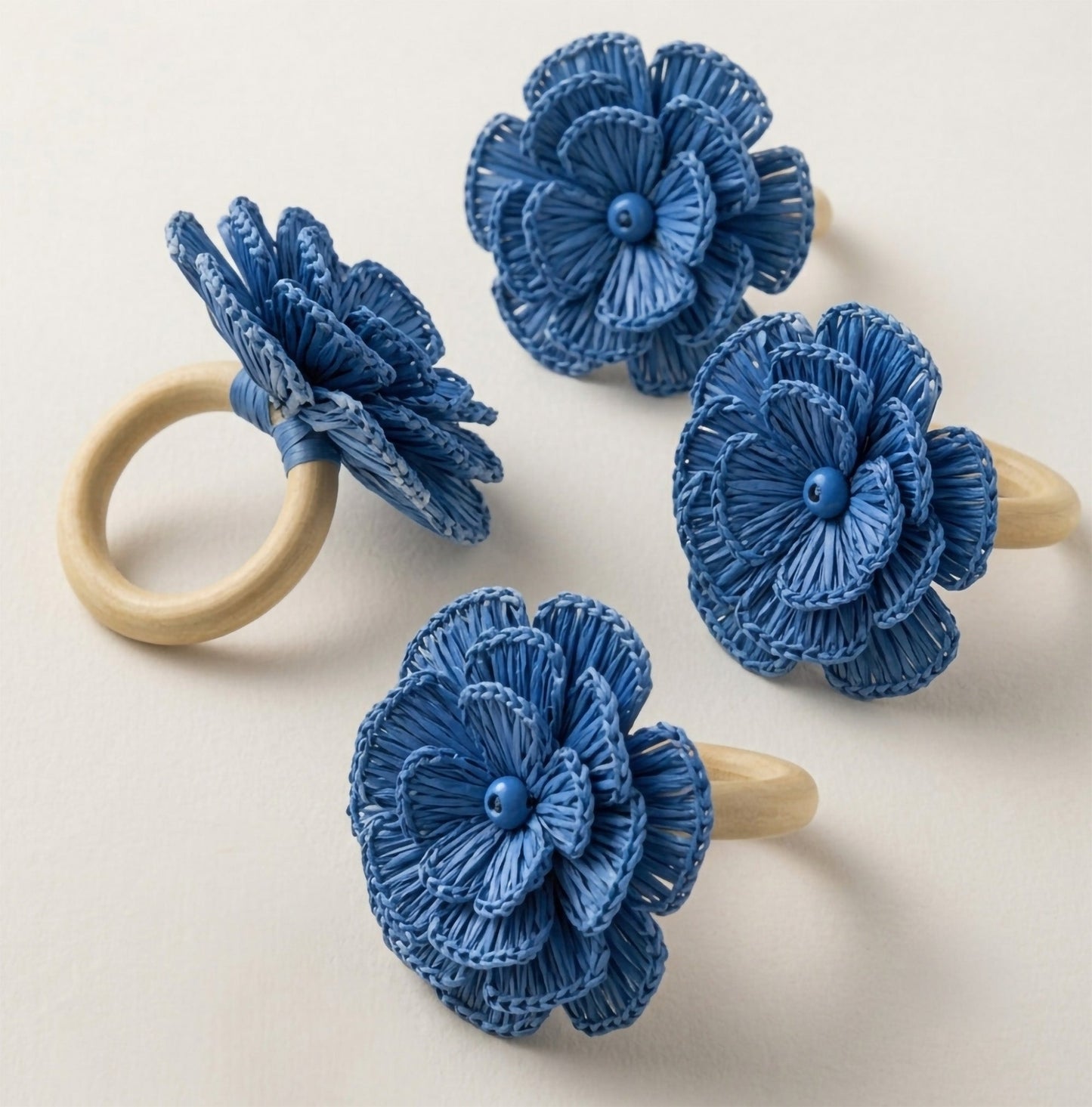 S/4 Buriti Flower Napkin Ring