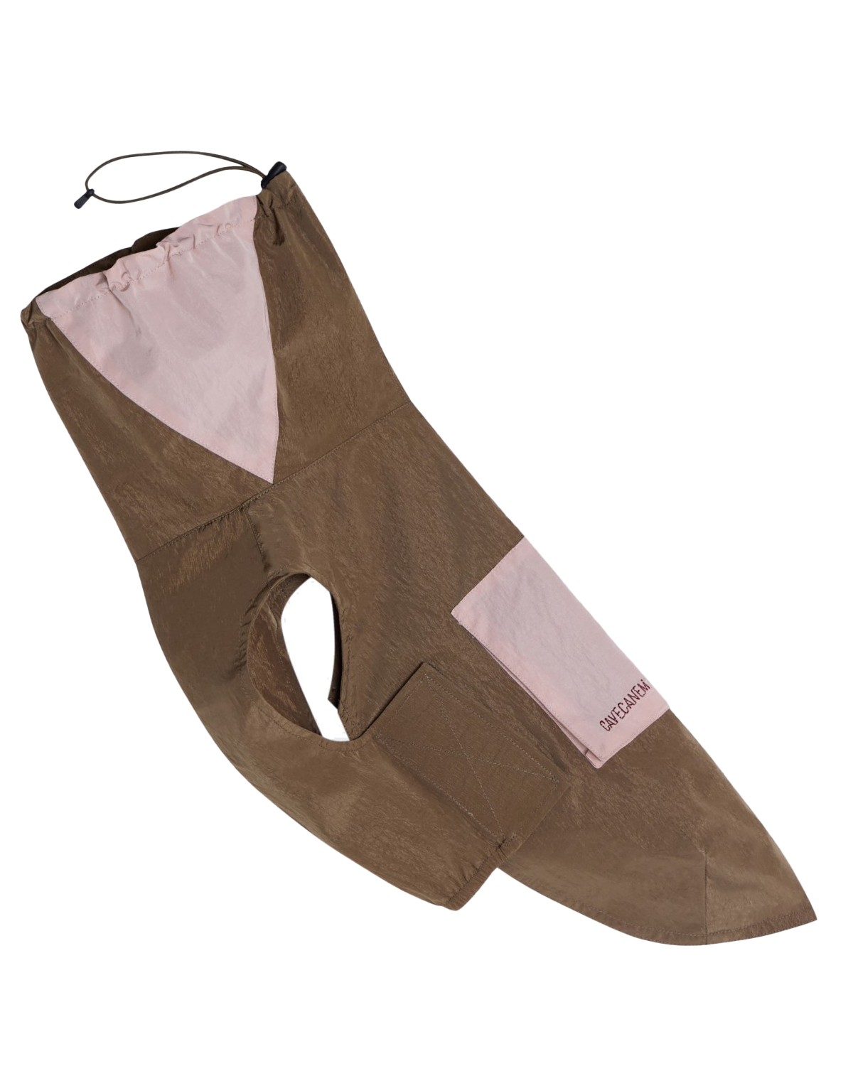 The Ventus | Reflective Waterproof Dog Raincoat | Rose Sandalwood
