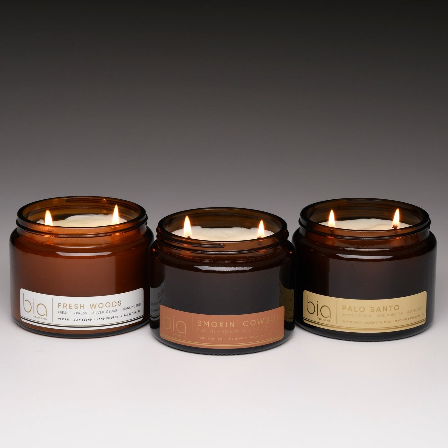 Palo Santo Soy Blend Candle — Cedarwood, Incense & Sandalwood