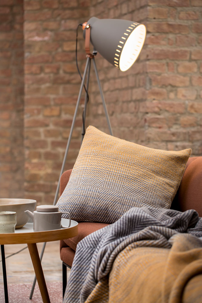 SAVONA Throw "Gradient Herringbone"