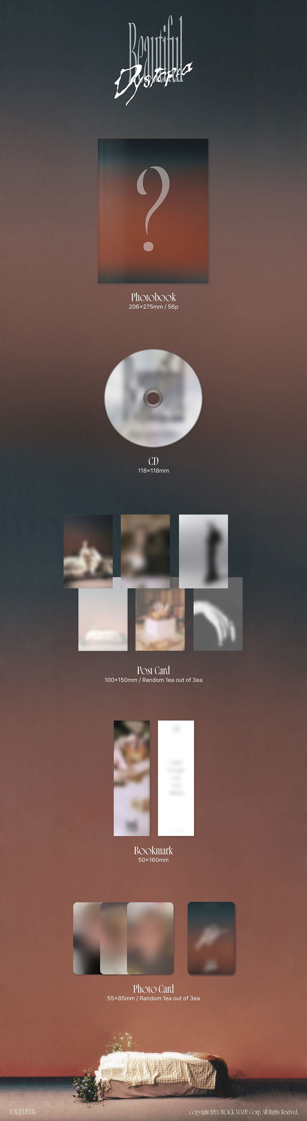 Yong Jun Hyung Ep Album - Beautiful Dystopia