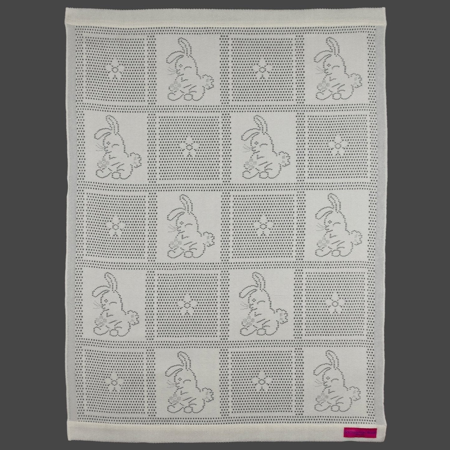 Southampton Home Lace Weave Bunny Baby Blanket ~ Ivory ~ - Osadia Concept Store