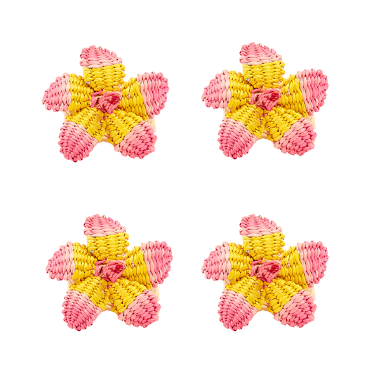 S/4 Hibiscus Napkin Ring