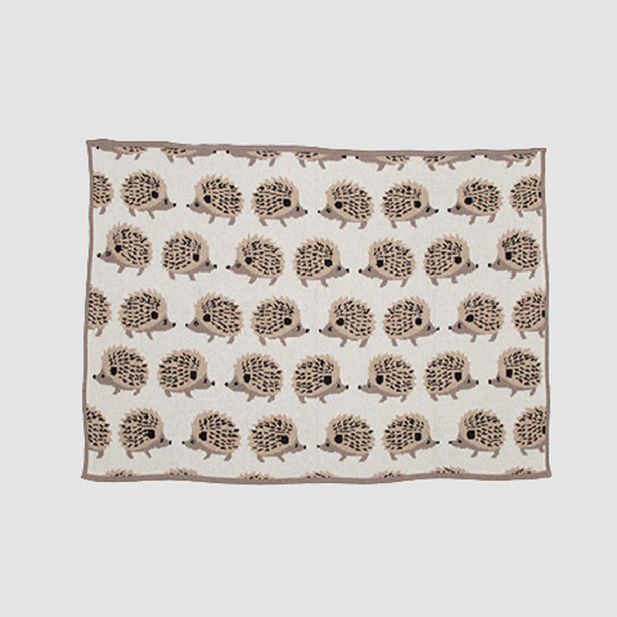 Baby Hedgehog - Cotton Knit Blanket
