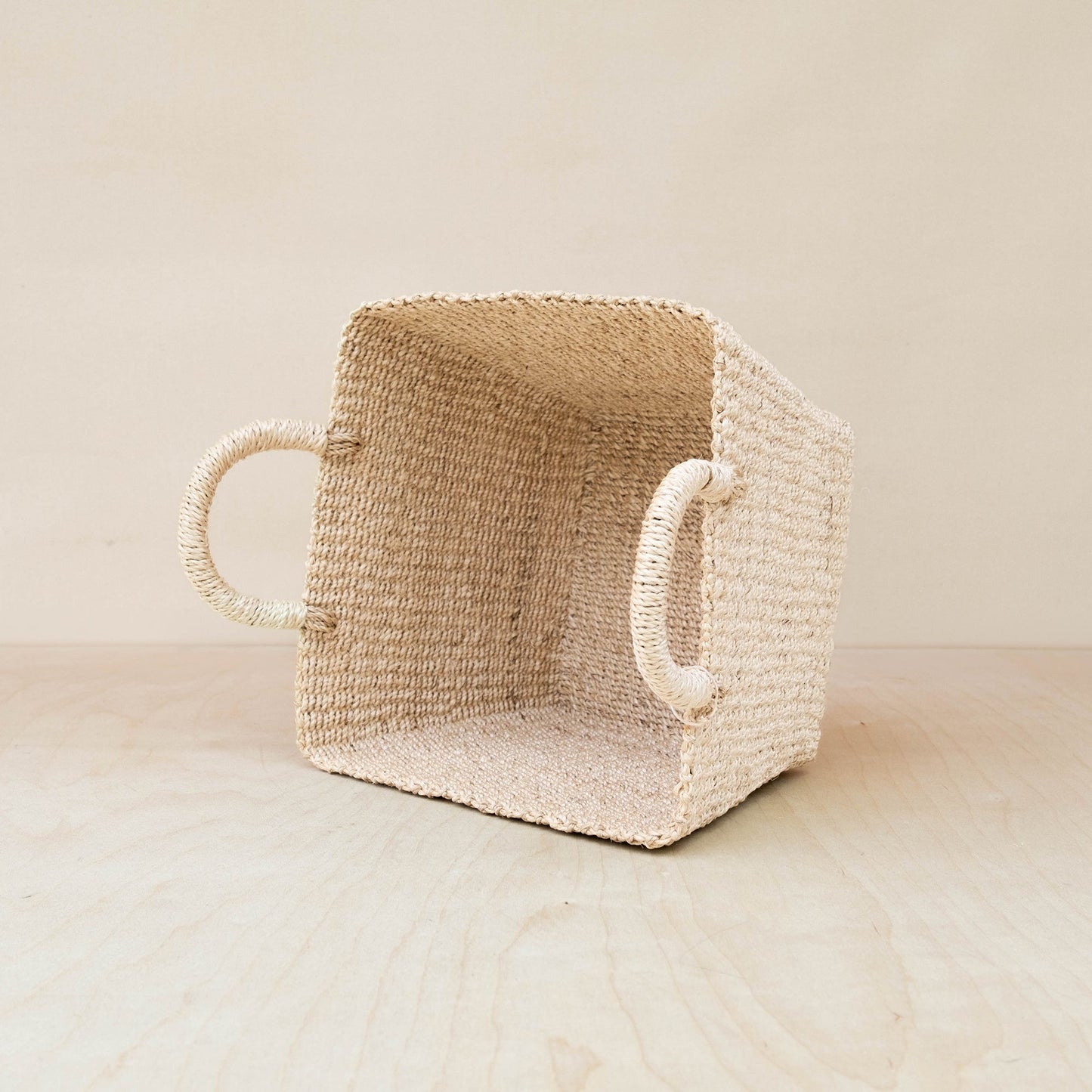 Tapered Square Tabletop Basket
