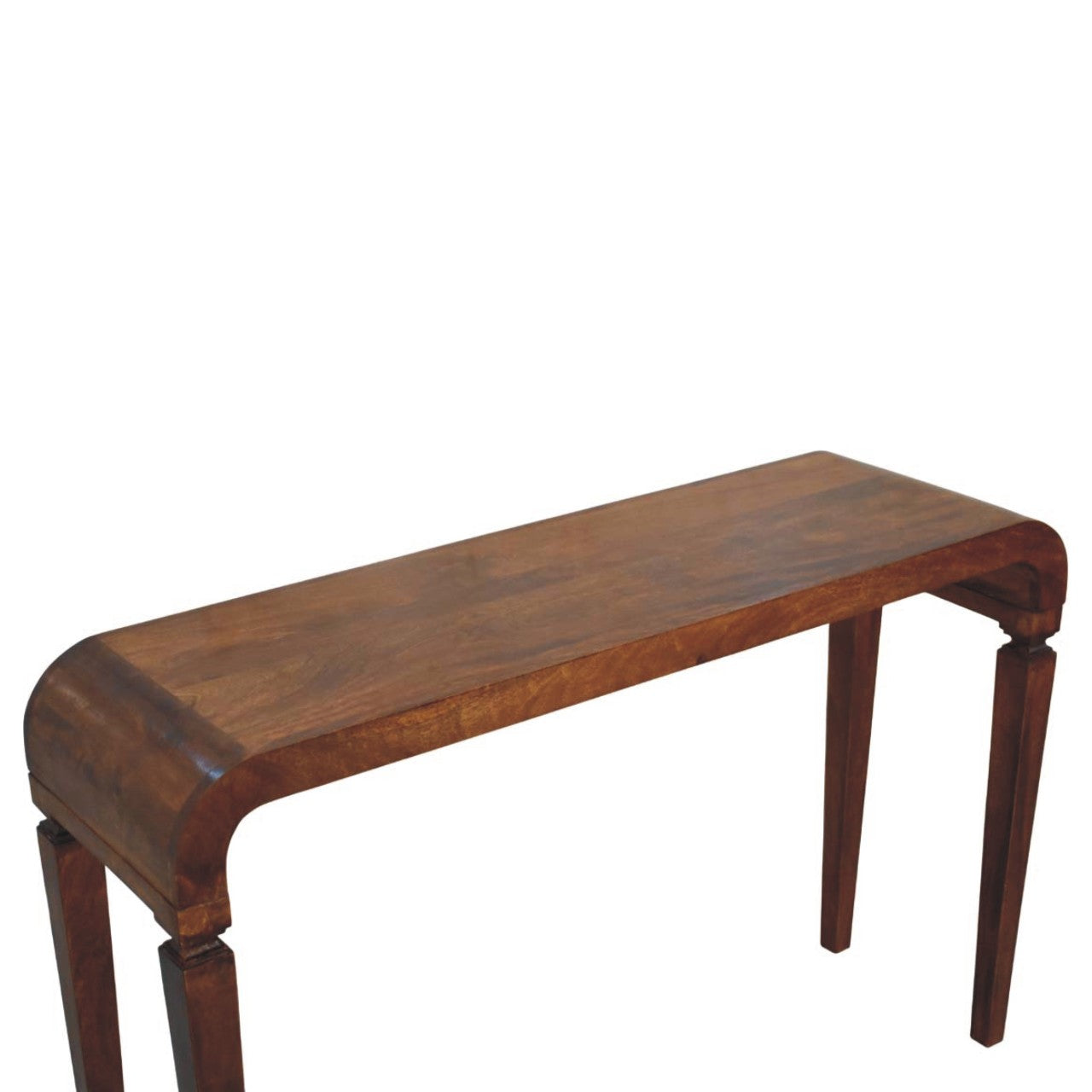 Solid Wood Arcus Curved Console Table
