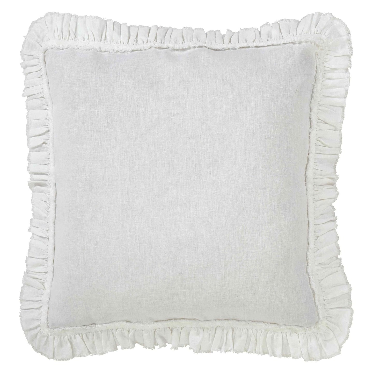 Ruffle European Linen Duvet Sham