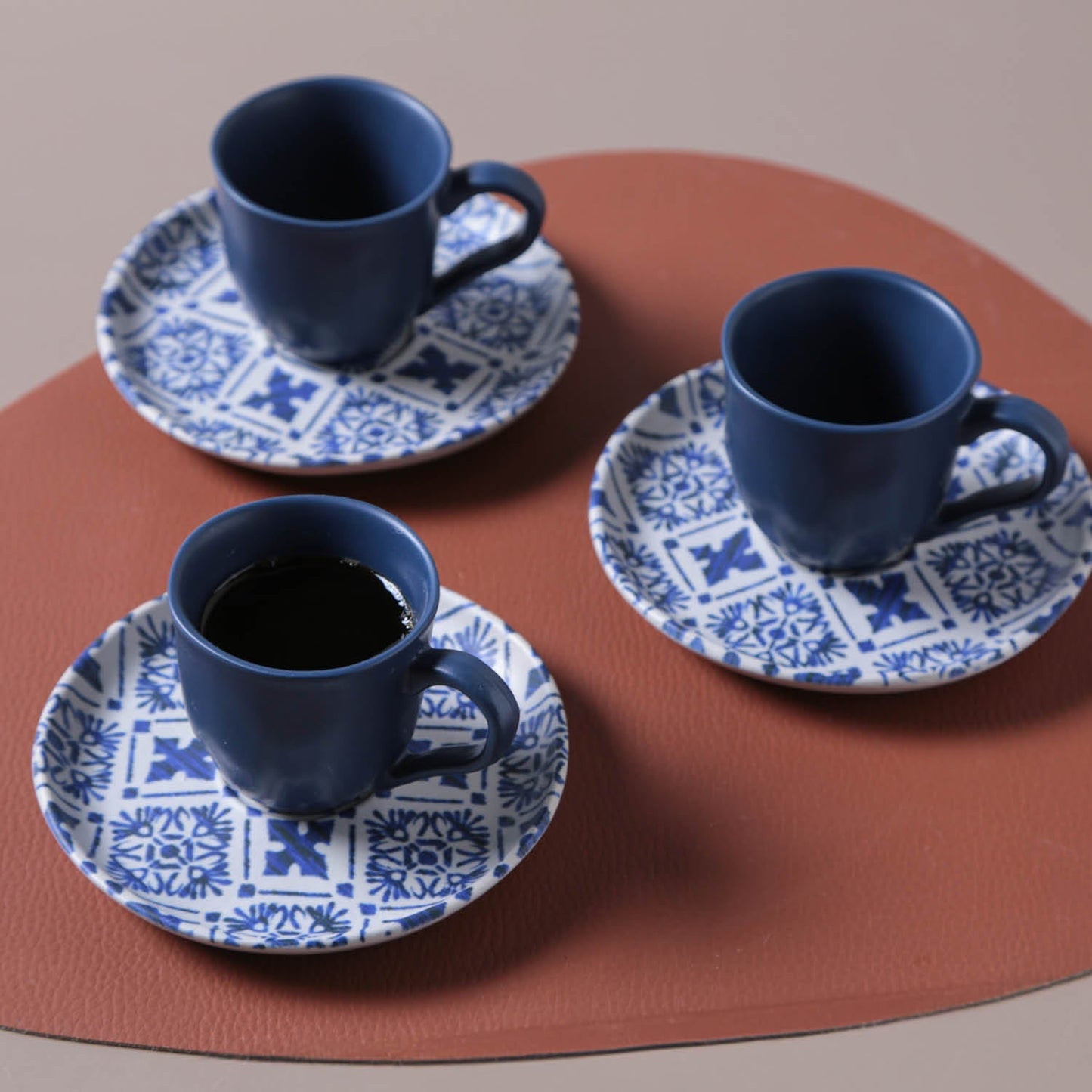 Coffee Cup & Saucer Set of 6