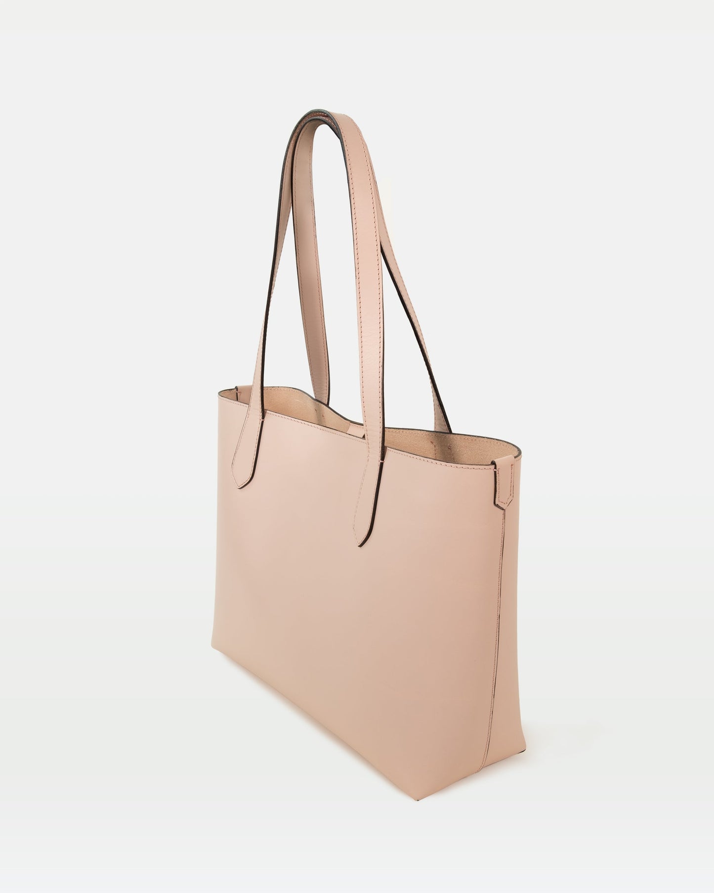 Elba medium size structured tote in vegetable-tanned leather