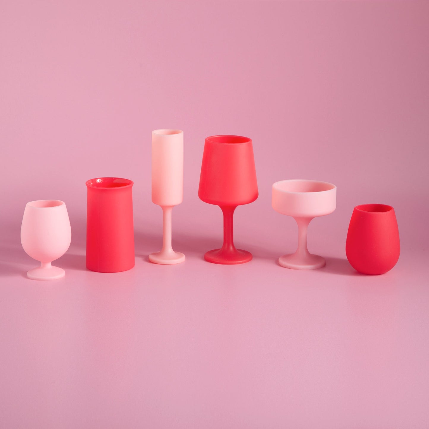 cherry + blush | seff | silicone unbreakable champagne flute