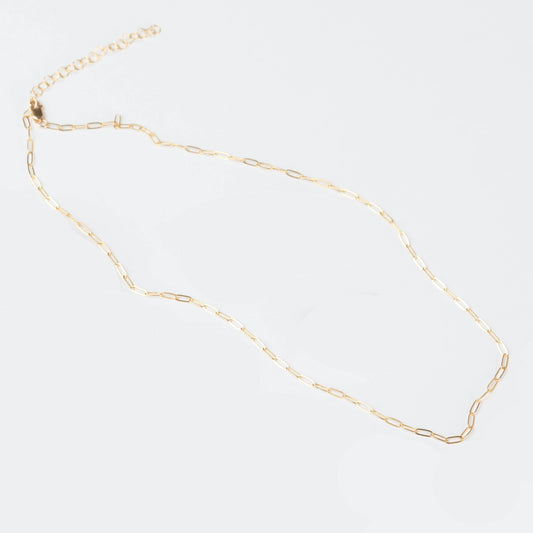 Elizabeth Everyday Paperclip Necklace