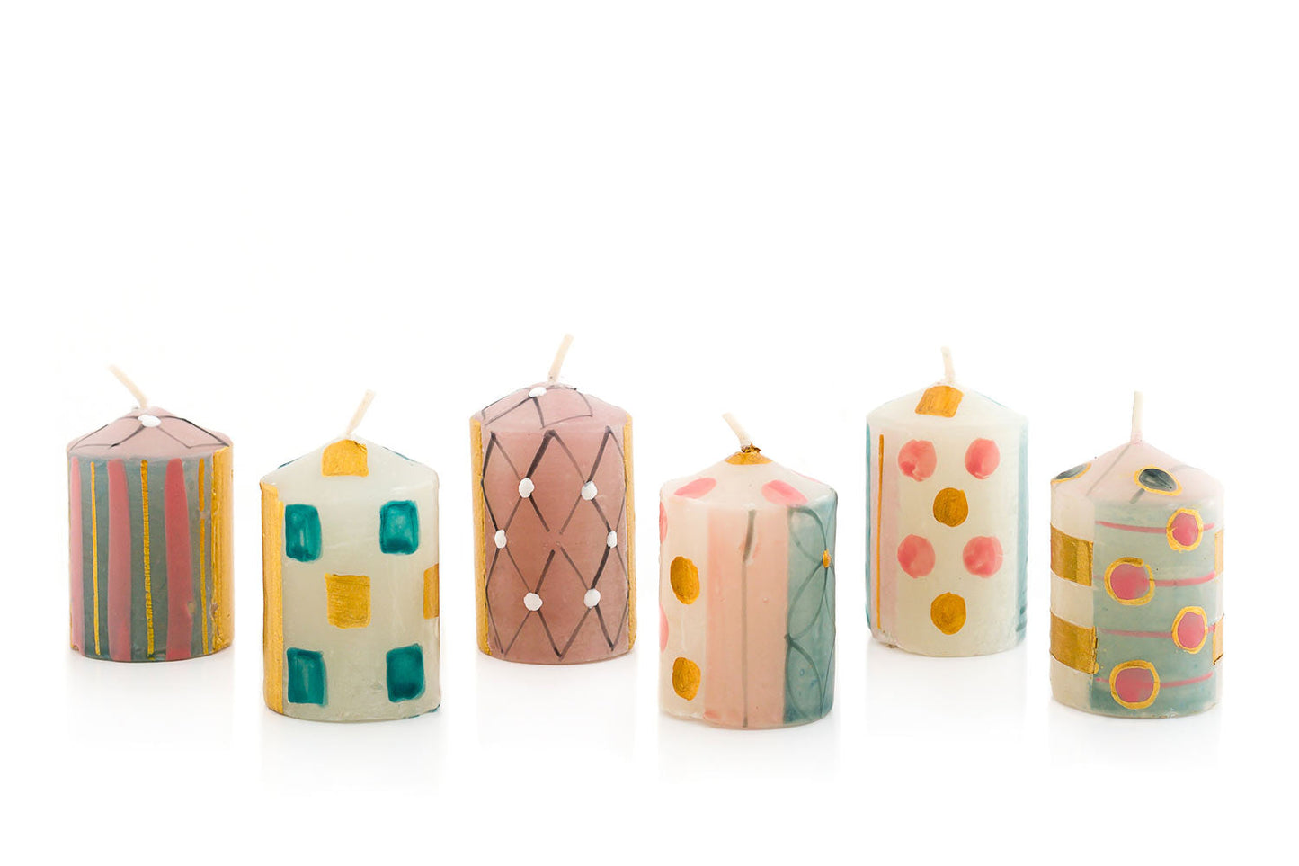 Delight Painted Candles