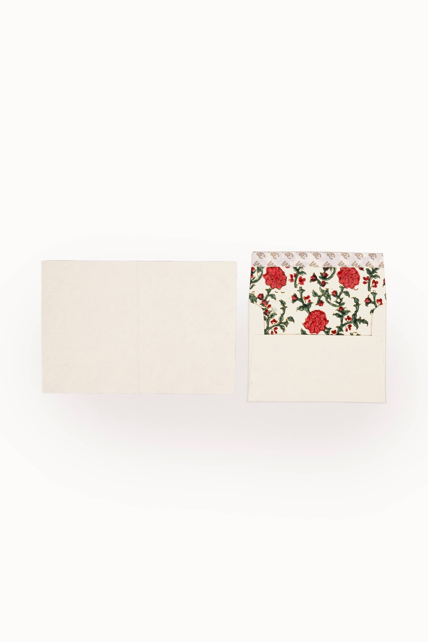 Hand Block Print Enveloped Assorted Greeting Cards(Set of 6)