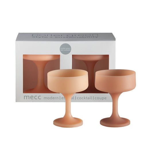 wheat + oat | mecc |  silicone unbreakable cocktail glasses