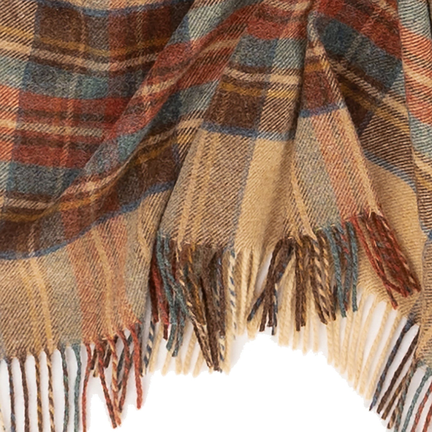 Highland Tweeds Shetland Lambswool Throw (Antique Dress Stewart)