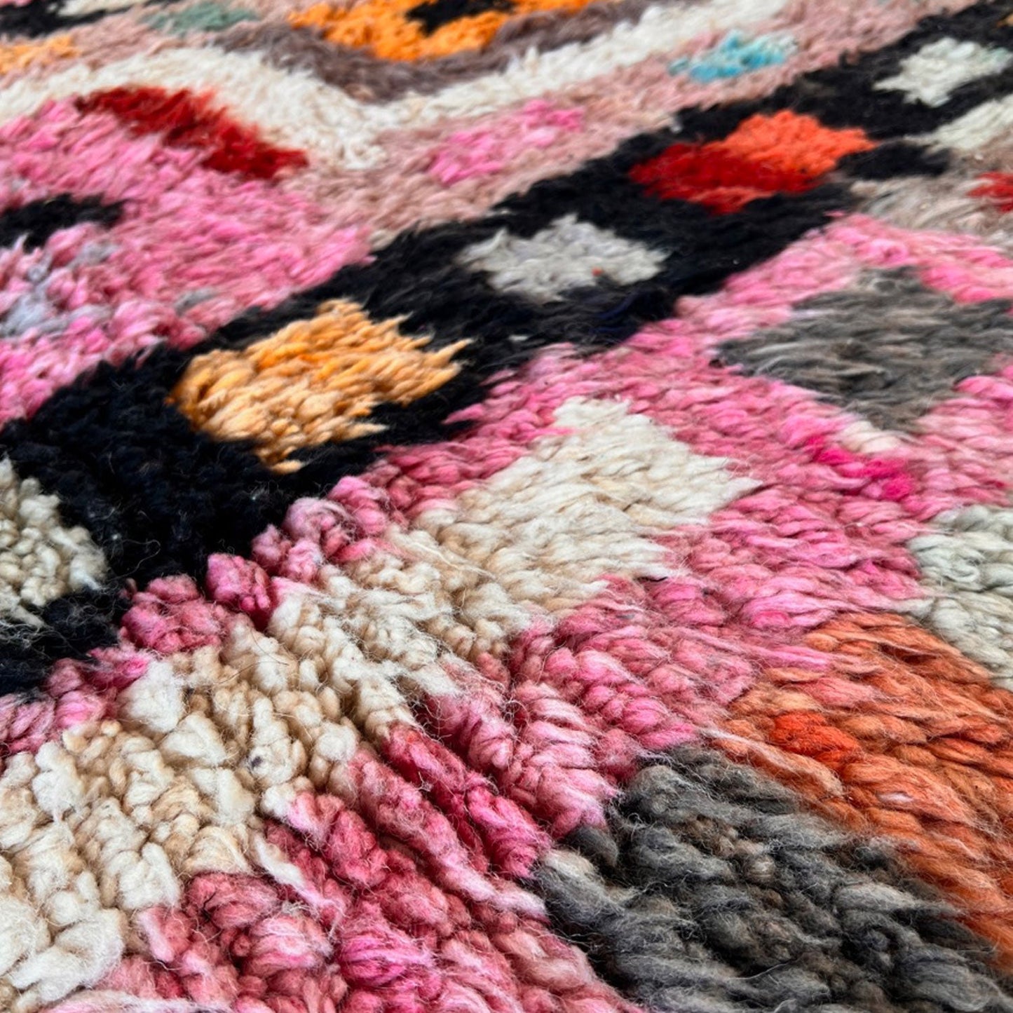 Elamria Contemporary Moroccan Rug | 3'4" x 10'4"