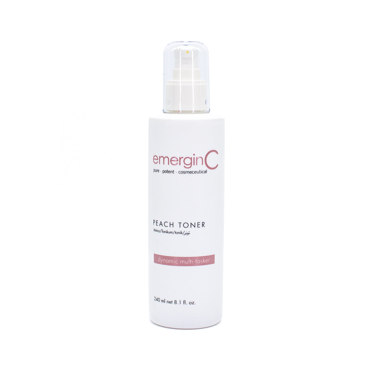 emerginC Peach Toner 8.1oz - Small Amount Missing