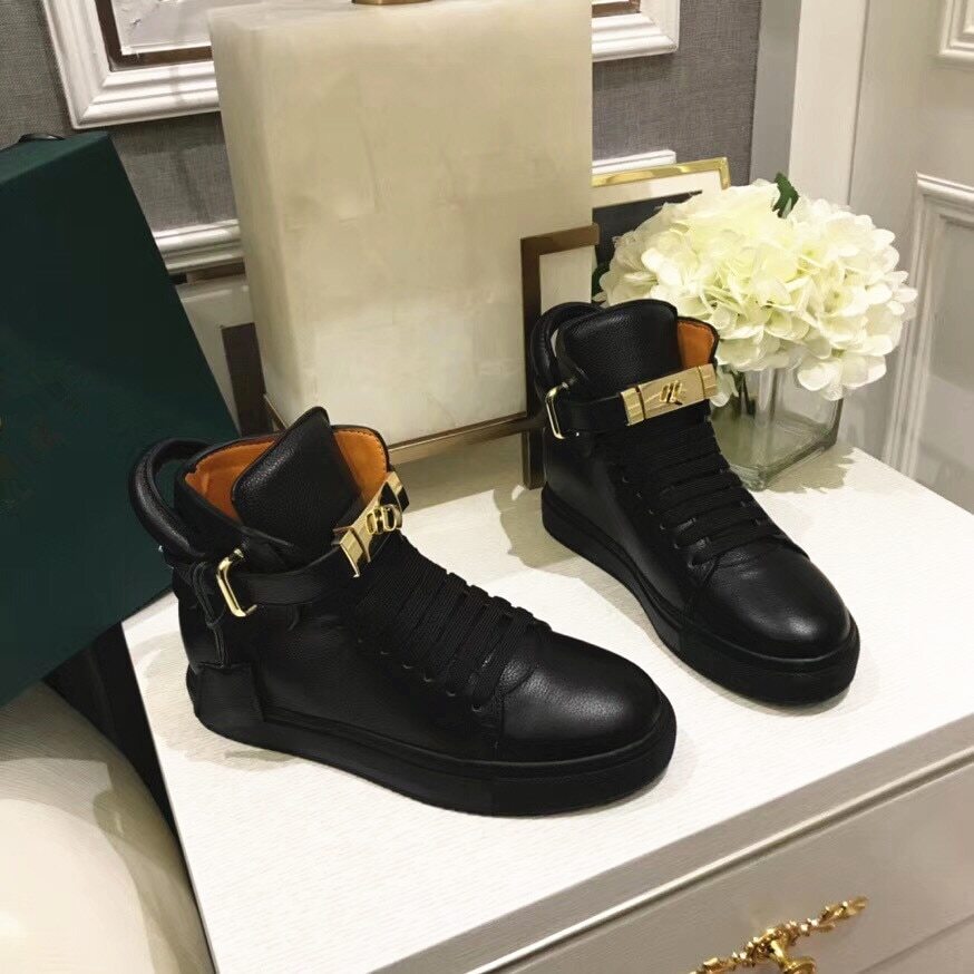 Zenith High-Top – Black Smooth