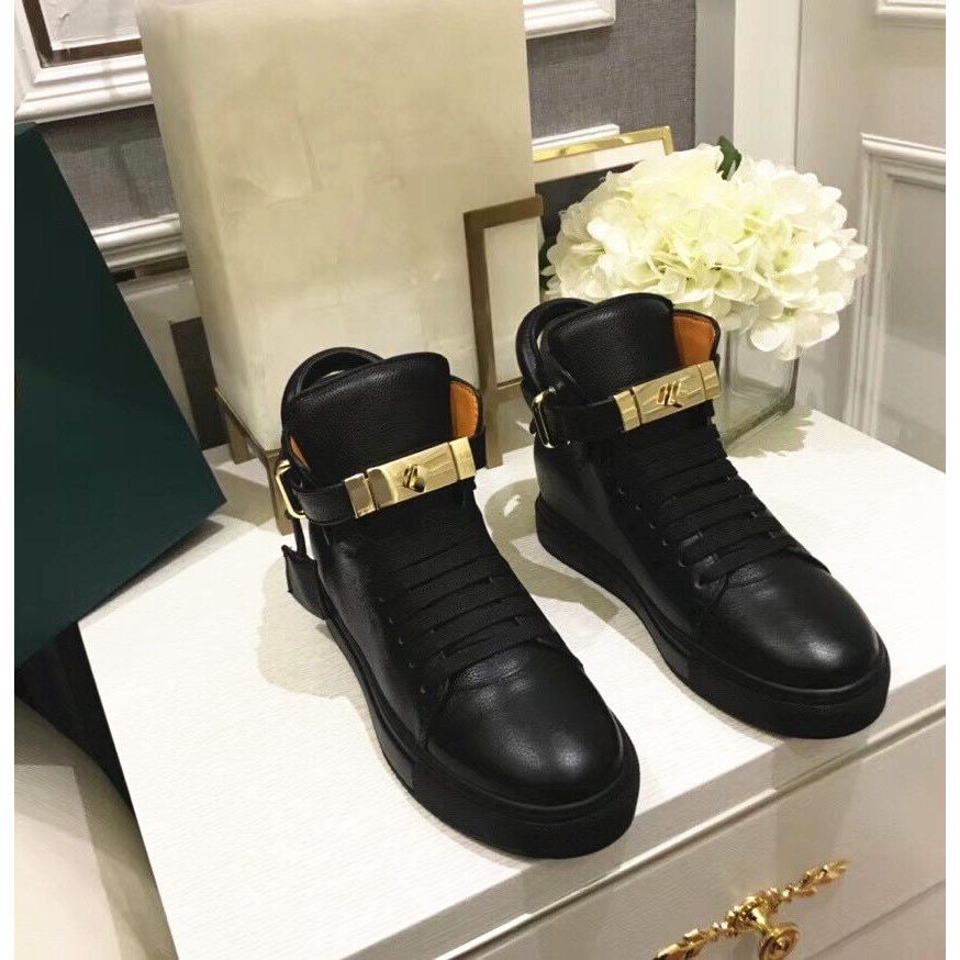 Zenith High-Top – Black Smooth