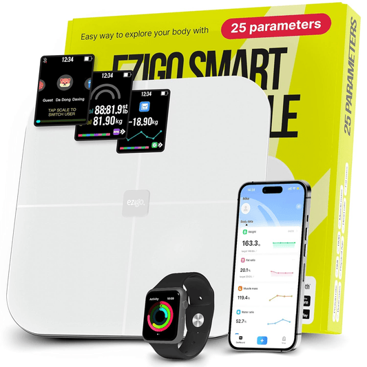 Transform Your Wellness: EziGo Smart Scale with 25 Metrics