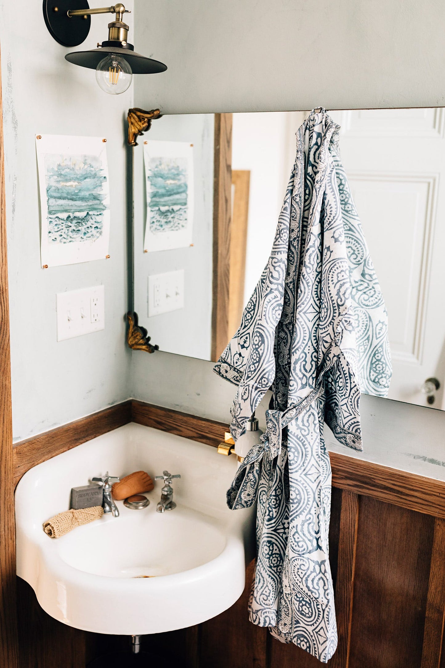 Paisley Cotton Robe