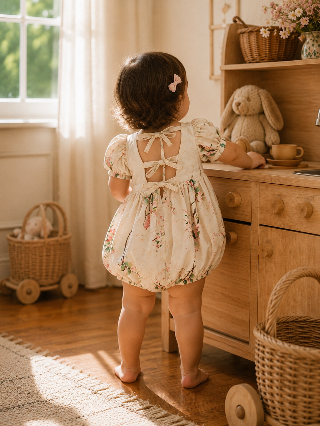 Elodie Bubble-Ivory Botanical