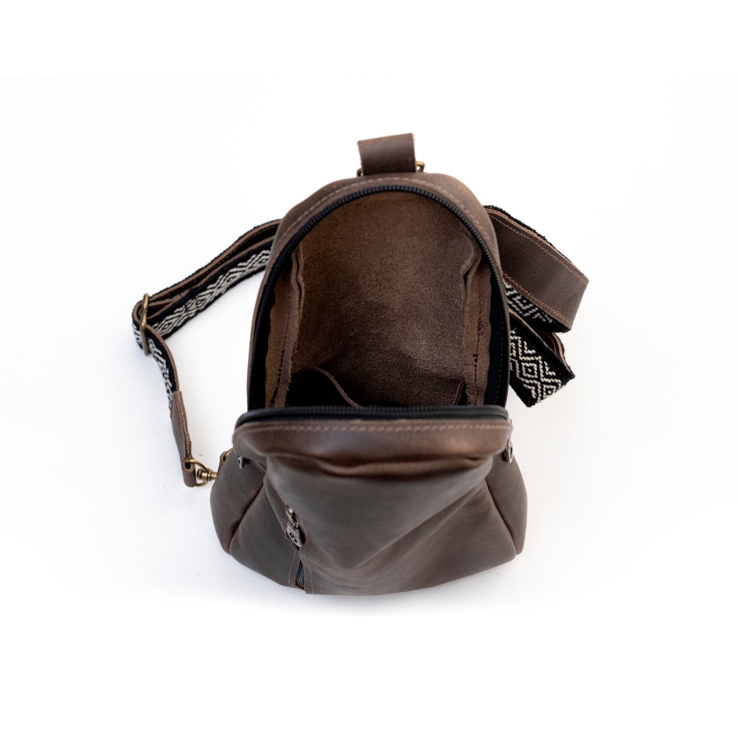 Sling Crossbody Backpack in Mocha