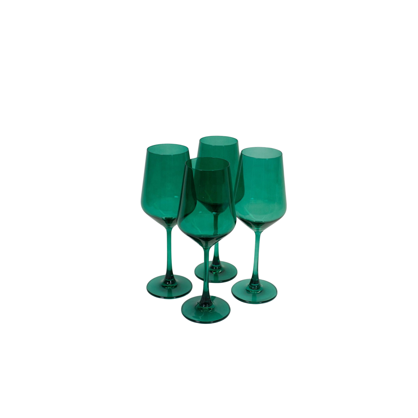 Emerald Green - Colored Wine Glass