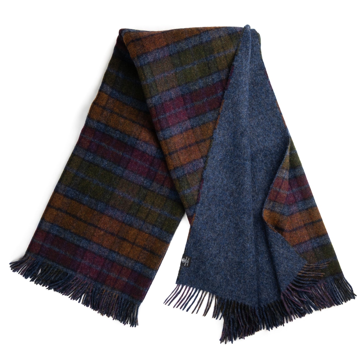 Highland Tweeds Double Cloth Throw (Grey Buchanan)