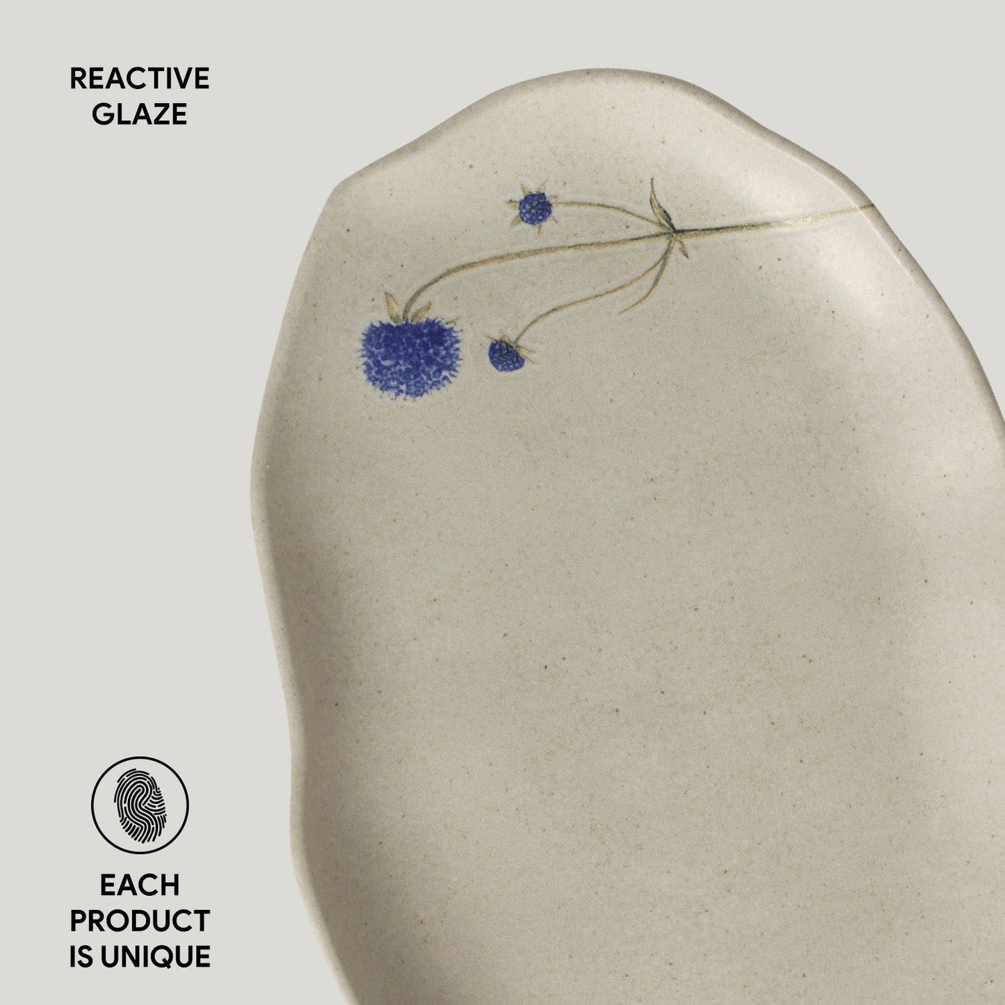 Shallow Bio Oval Platter Medium Set of 4