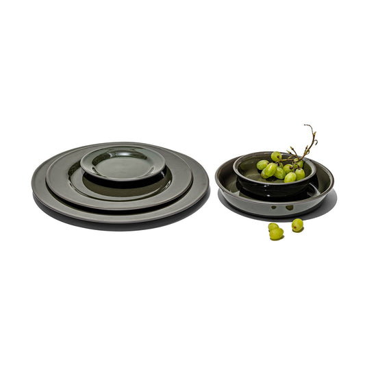 FOREST GREEN DINNERWARE / PLATE