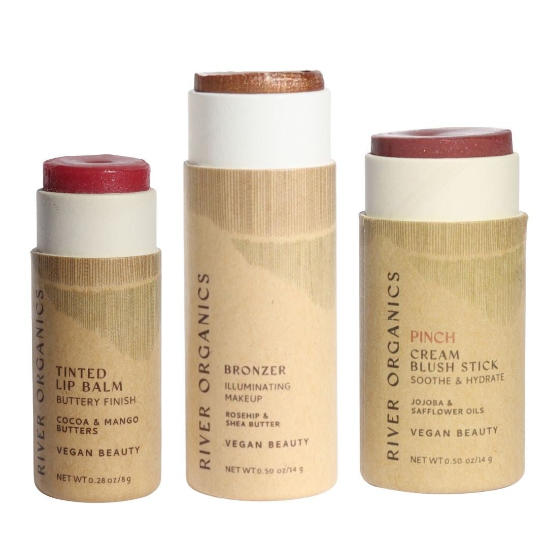 Lip + Highlighter + Blush Set