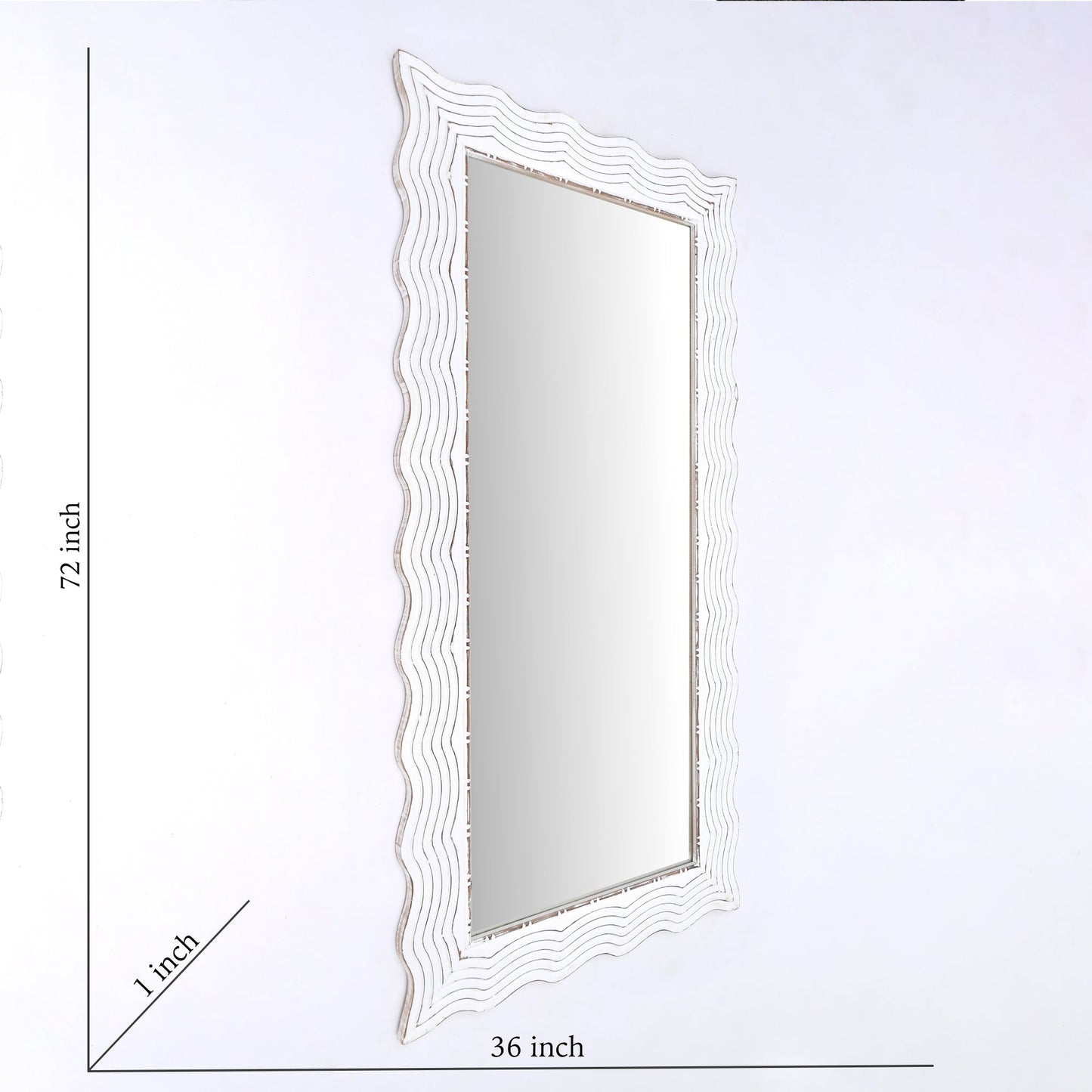 Wooden Wall Mirror
