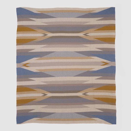 Southwest Arrows - Cotton Sustainable Knit Throw Blanket